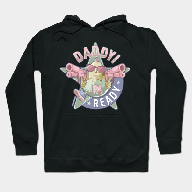 Daddy, I'm Ready / green-pink edition Hoodie by mr.Lenny Loves ...